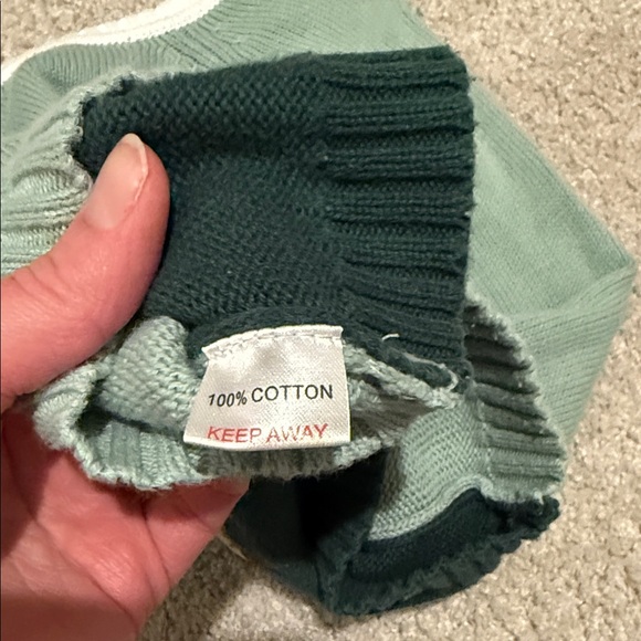 Powell Craft Green Dinosaur Kids Sweater, size 2-3 - Picture 5 of 6
